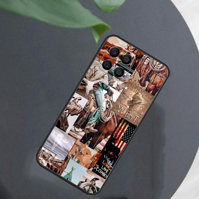 Cowboy Cowgirl Howdy Western Boho For Honor Magic 7 Lite 6 5 8 Pro Case For Honor 200 400 70 90 X8c X8b X9a X9b X9c X9d Win RT