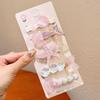 5Pcs Girls Cute Mermaid Ocean Hair Clips Starfish Shell Design Non Slip Grip For Daily Wear Birthday Parties Beach Trips