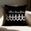 Three DDays Grace SINGER Pillow Case Linen Pillow Covers Cover For Couch Living Room Bench Patio Floor Linen Home Decor