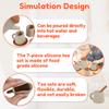 Wooden Children Montessori Toy Teapot Teacup Simulation Kitchen Utensil BPA Free Silicone Kid Education Pretend Play Toy Gift