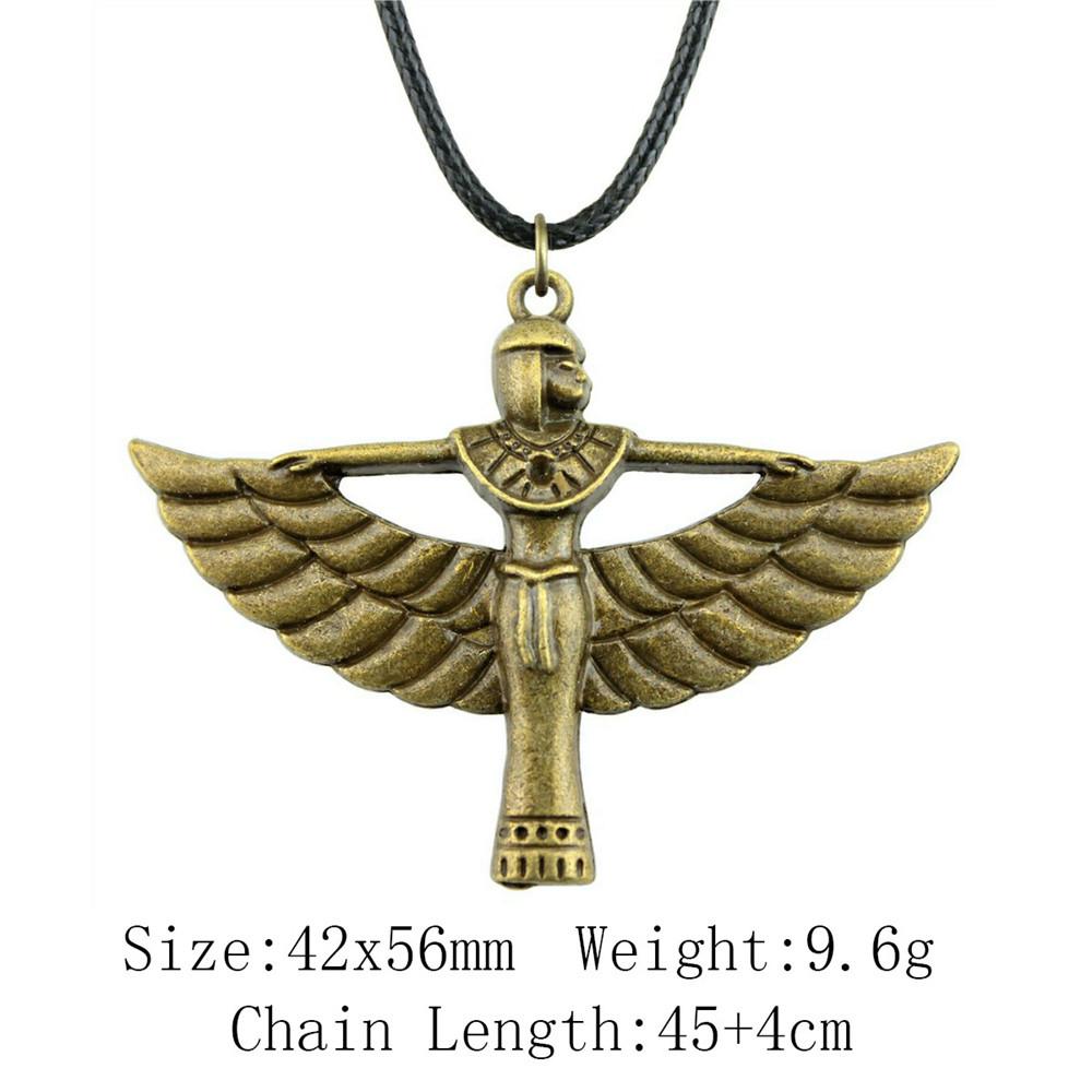 2025 Trend Best Friend Necklace Chief Pharaoh Buddhism Necklace Leather Chain 45cm Audience Necklaces With Pendant
