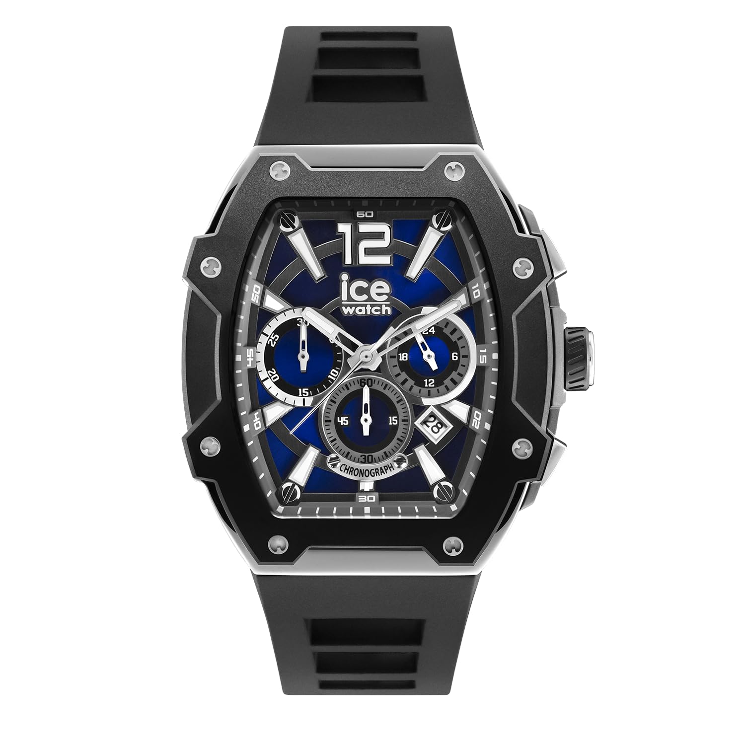 

Авторизований дистриб’ютор Ice Watch Watch 024364 Black Blue Silver Steel Large Chronograph Tonneau [Ice-watch] Mens [ICE boliday]