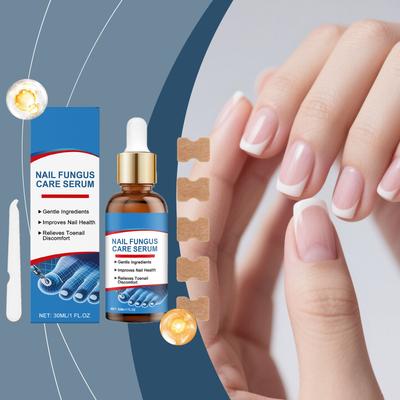 Nail Care Serum, Nail Stickers And Files - Reduce Split Nails And Uneven Nail Surfaces,30ml