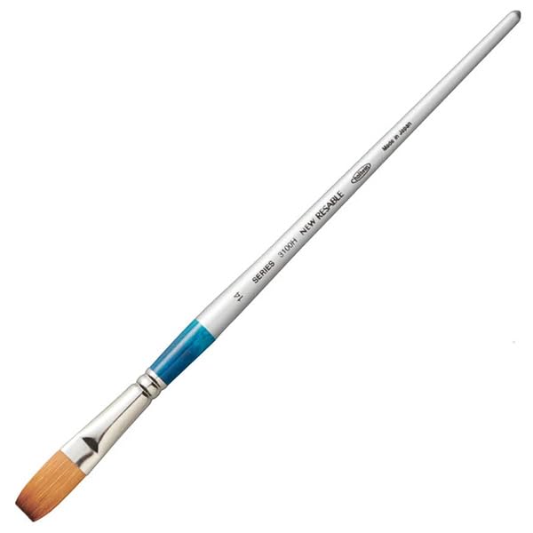 

Holbein Watercolor Brush Sable 3100H Flat No. 14 203129