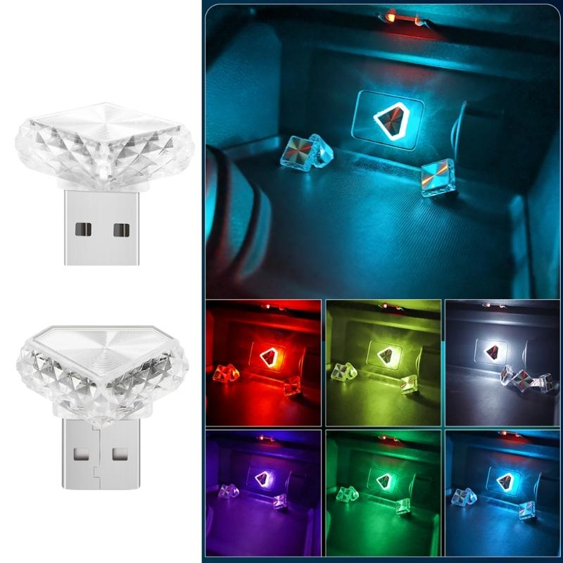 Multi Color USB 5V LED Light for Car and Home Use Touch Activated with 6 Color Option and 4 Kinds Switching Lights