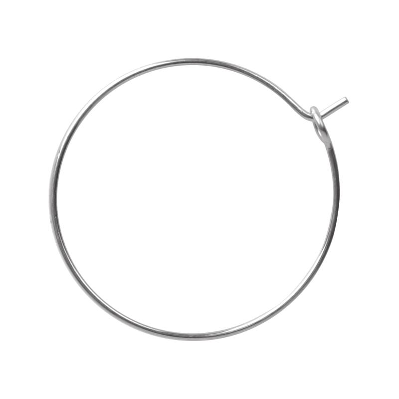 50 Pcs/Lot Wholesale Earrings Jewelry Materials Stainless Steel Hook Hoops Hooks For Women Men Accessories DIY Earring Component