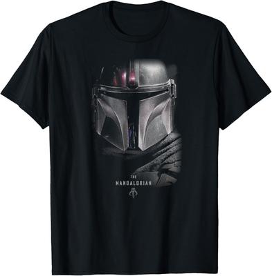 T-shirt Portrait Sombre du Mandalorien