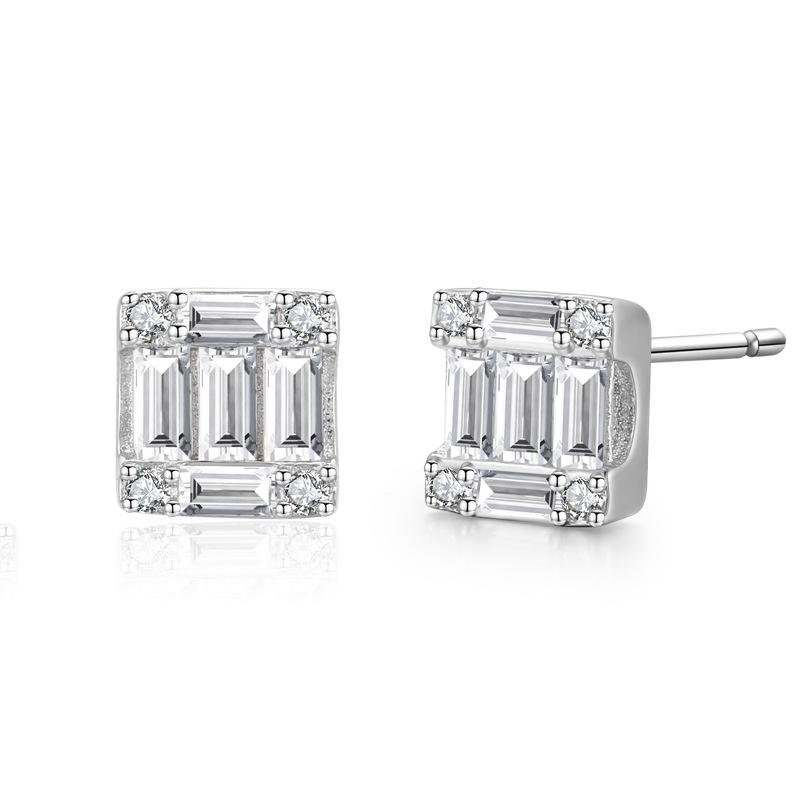 Tancise 925 Sterling Silver Zircon Earrings Drop Earrings For Women Wedding Party Gifts