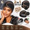 2-in-1 Design Anti-Slip Hair Wrap Adjustable Sleep Hair Wrap New Mesh Durag Cap Nighttime Routine