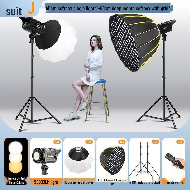 Octagonal Parabolic Softbox Set for Professional Indoor Photography