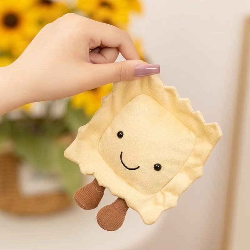 9/11 Centimeter Simulation New Italian Dumpling Doll Stuffed Plush Toy Cartoon Anime Cute Children's Birthday Gift Fun Doll