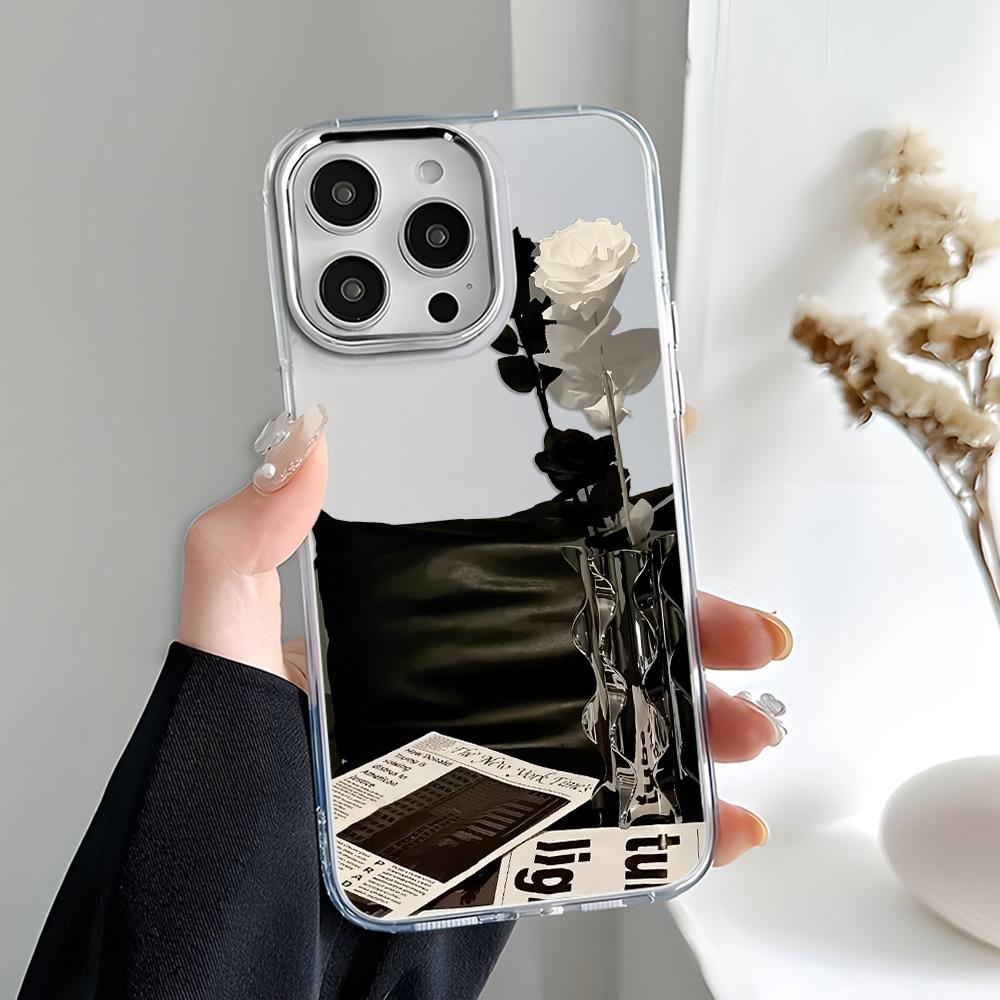 Transparent Phone Case for iPhone 11 12 13 iPhone 13 14 15 Pro 15 16 Pro Max Samsung A15 A16 A25 A26 A55 A56 S25 S24 S22 S23 Ultra S25 Edge