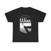 Men's and Women's T-shirts Popping Bottles Wine