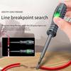 2pcs Slotted Phillips Electrician Screwdriver 12-220v Voltage Tester Pen Ac Dc Induction Insulated Electrical Test Pen Tool