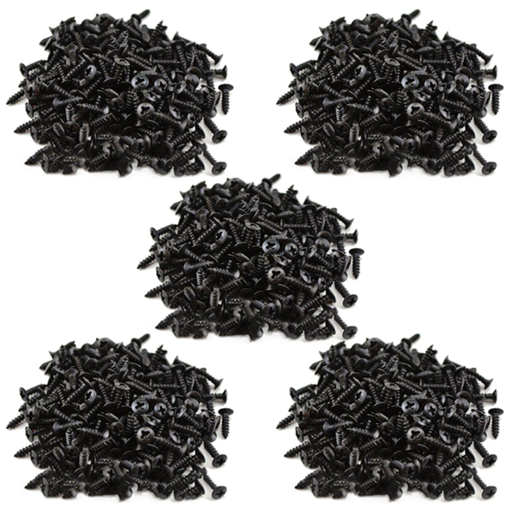 Classy-500Pcs Black Guitar Pickguard Screws For Fender Strat/Tele Electric Guitar Bass чёрный