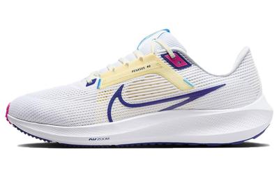 Air Zoom Pegasus 40 White Deep Royal Blue Men's Sneakers