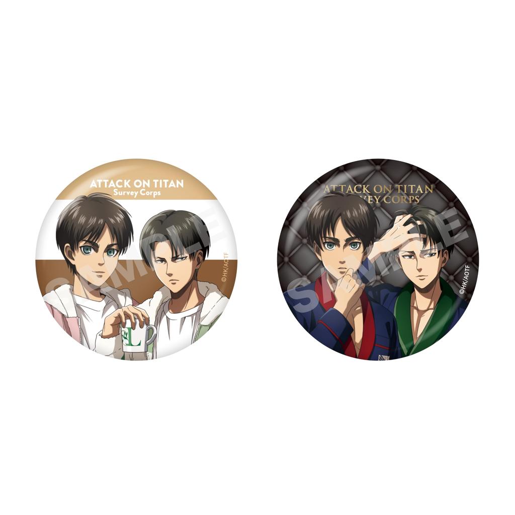 Attack on Titan Can Badge BOX A (6-piece box)