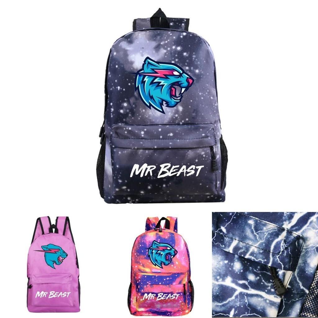 Batoh Mr Beast Lightning Cat Vysokokapacitní Školní Taška S Prodyšným Materiálem