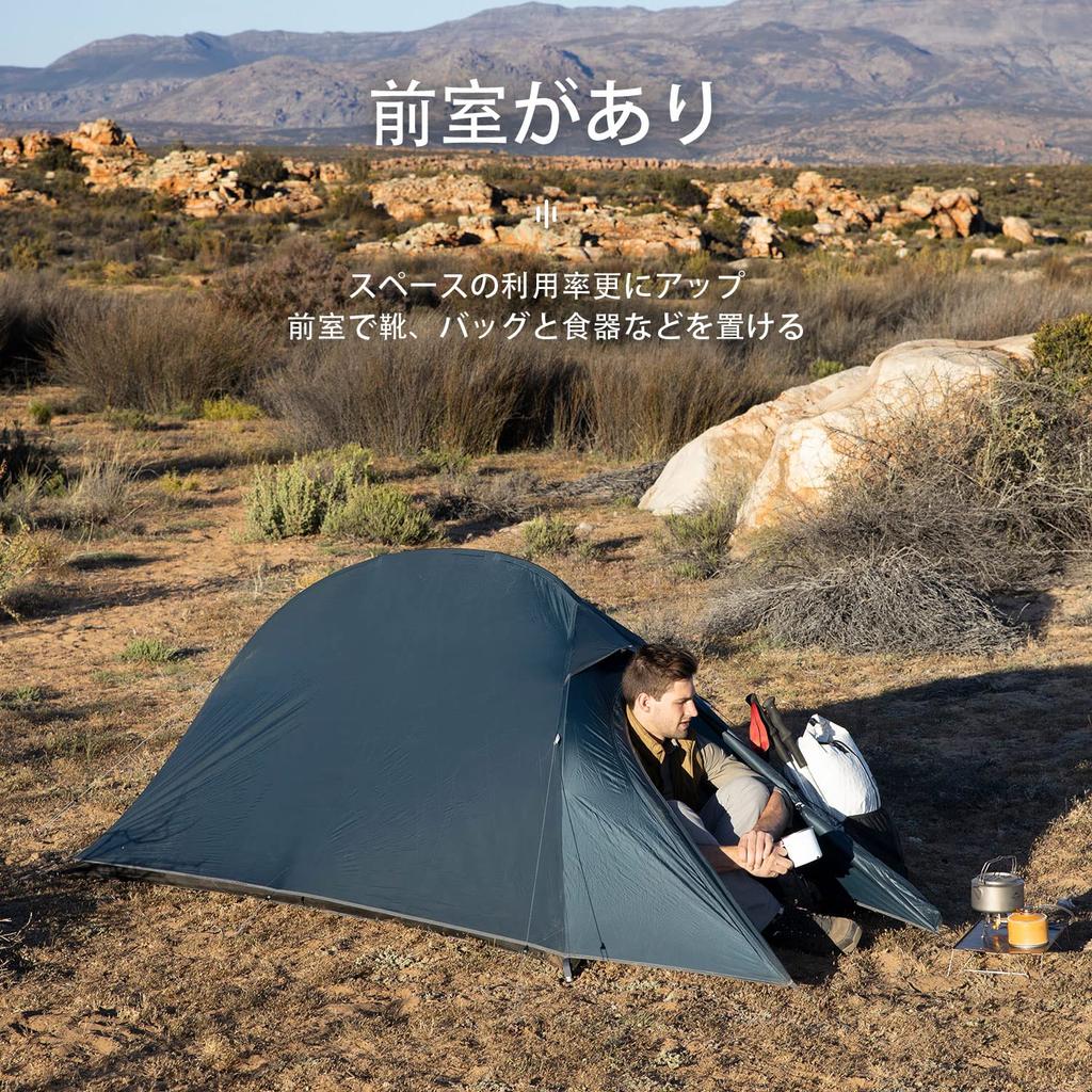 Naturehike Officiell Butik Tält 1 Person Utomhus Dubbellager Ultralätt 3 Säsong Vindtät Vattentät PU4000 Camping Professionellt Tält dedikerad