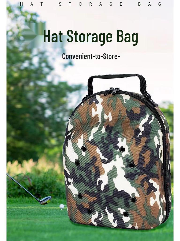 EVA Travel Hat & Cap Storage Bag - Handheld Organizer for Outdoor Use