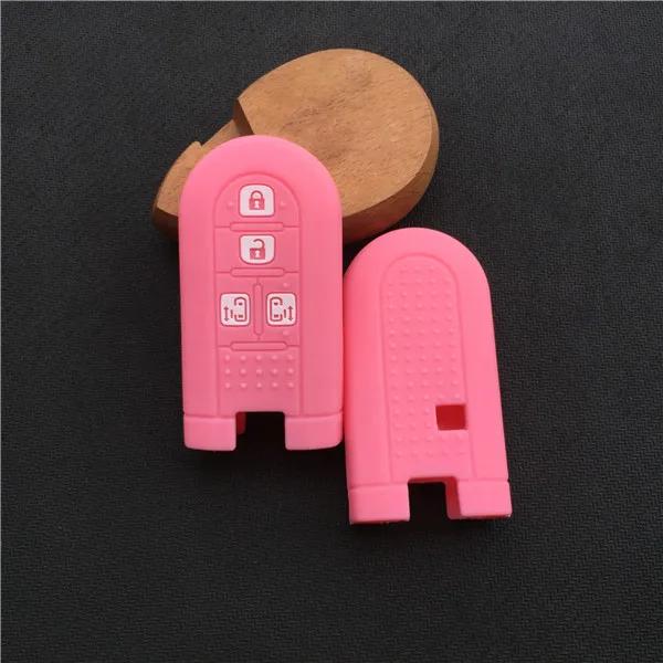 ZAD Silicone Car Key Case Cover for Toyota Daihatsu Tanto LA600S Move Custom LA150S Moovecanvas LA800S Tanto Custom LA600S Ke