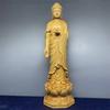 Natural Solid Wood Sculpture Guanyin, Buddha Tathagata Statue ,Chinese Buddhist Figures Home Room Office Feng Shui Statues
