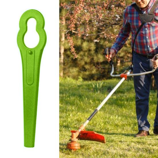 100Pcs Lawn Mower Blade Sharp Cordless Plastic Garden Replacement Brush Cutter for Bosch Art23 Li Accutrim Easytrim Accu Gtech St 04 & St 05 Strimmer