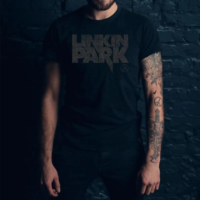 Camiseta Grafica Com Logotipo Da Banda Linkin Park M