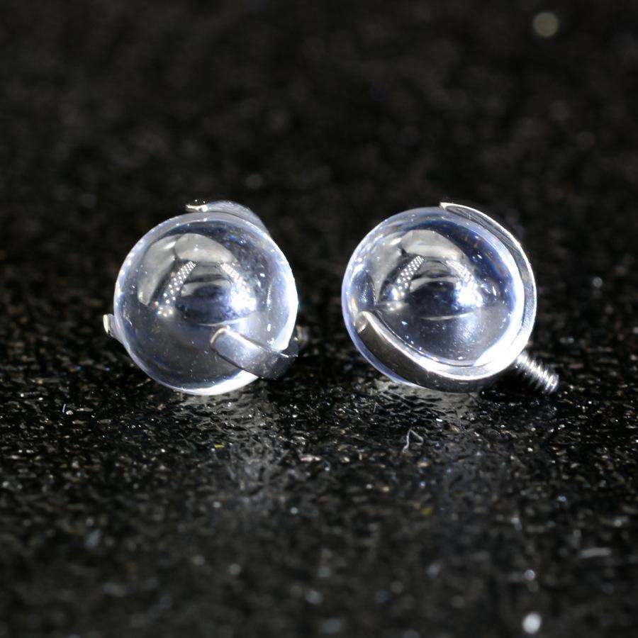 G23 Titanium Aurora Jelly Opal Stud for Ear, Lip, Tongue, and Cartilage Piercings