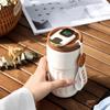 450ML Niedlicher Kaffeebecher Tragbarer Edelstahl Isolierbecher für den täglichen Gebrauch