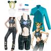 Perucă și Palton Cosplay Jolyne Cujoh pentru Femei, Anime Ives Arre Adventure Stone Ocean, Deghizare Imbibată de Halloween