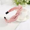 New Rabbit Ears Headband Hoop Wide Colorful Ladies Bow Elegant Party Daily Life Accessories Girls Hairstyle Tools Hair Care