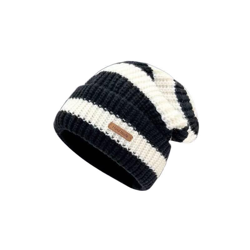 Knitted Winter Hat For Women With Breathable Acrylic Material For Cozy Cold Weather Wear