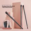 GOOOD (3 Pack) Klingen-Eyeliner-Pinselset, Make-up-Pinsel A102+A101+A103, Flacher abgewinkelter Augenbrauenpinsel, Concealer-Auftrag