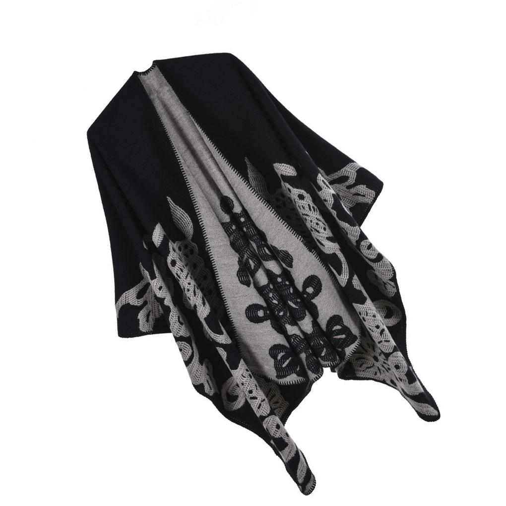 

Neck Wrap Winter Scarf Warm Ponchos Multicolored Women Supplies Multifunctional Acrylic Shawl Warmer Thick Necks