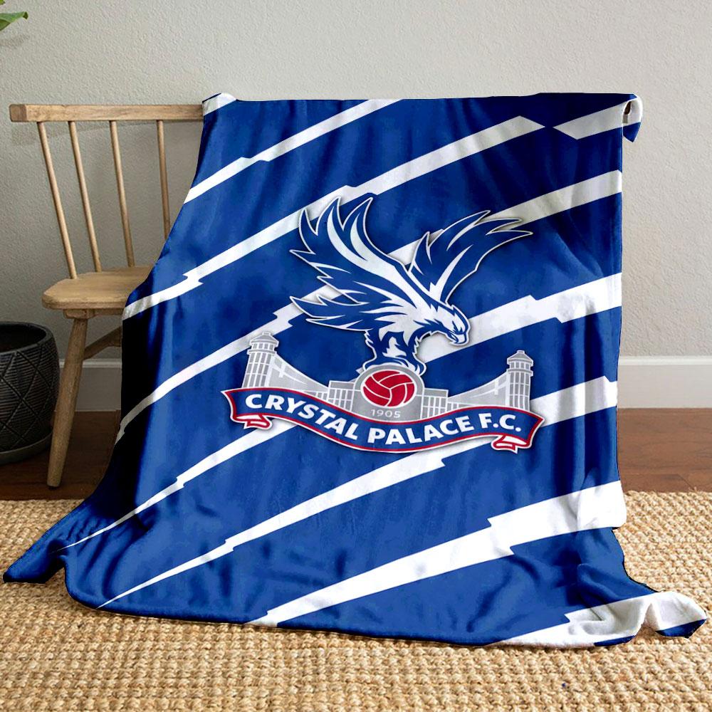 Crystal Palace FC Logo Blanket Design Patterned blanket, flannel, suitable for all seasons, home decor, warm and cozy