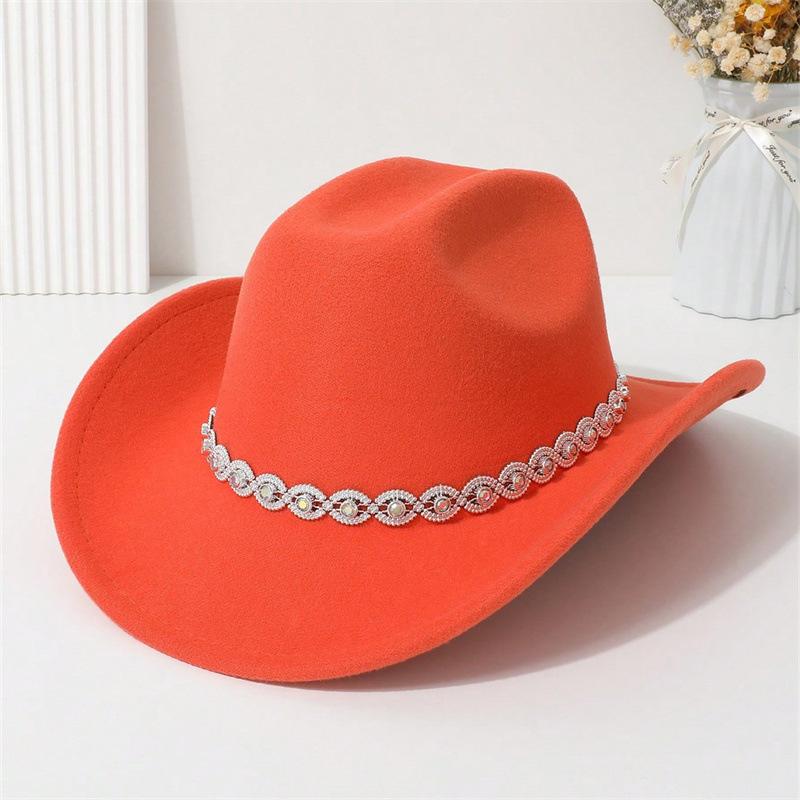 Men and Women Jazz Hat Party Festival Stage Performance Simple Top Hat High Quality Woolen Straw Hat Western Cowboy