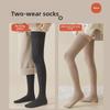 Chaussettes montantes en coton pour femmes: Longueur cuisse, Chaud, Antidérapant, Design sans armatures pour le printemps et l'automne