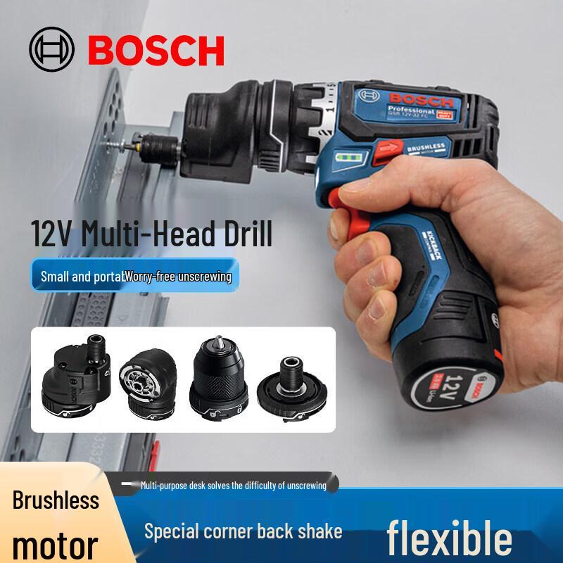 Bosch GSR12V-32FC Cordless Brushless Drill/Screwdriver CN plug (adapter included)
