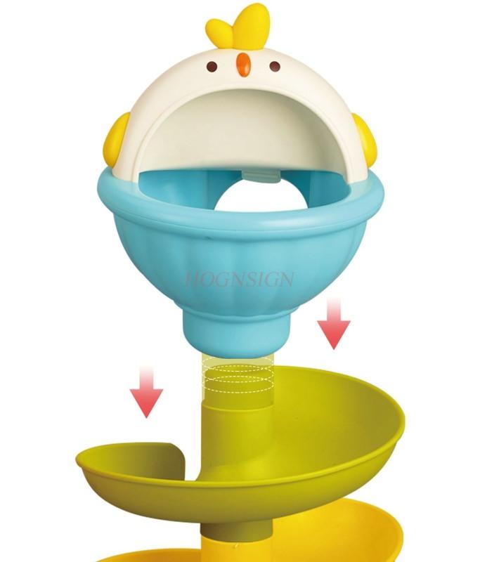 Cute Chicken Turning Joy Baby Children'S Toy Puzzle Early Education Track Rolling Ball