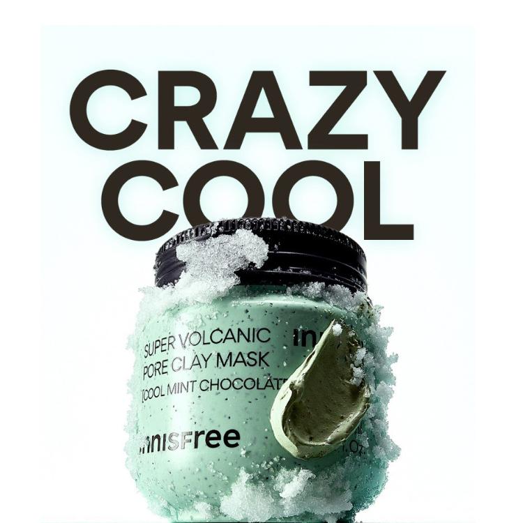 Innisfree Super Vulkanische Poren Tonmaske (Original / Cool Mint Schokolade) (7 Optionen)