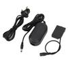 AC Adapter Power Supply and LPE8 Dummy Battery DC Coupler Kit for Canon 550D Camera