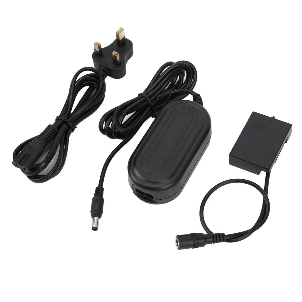 AC Adapter Power Supply and LPE8 Dummy Battery DC Coupler Kit for Canon 550D Camera