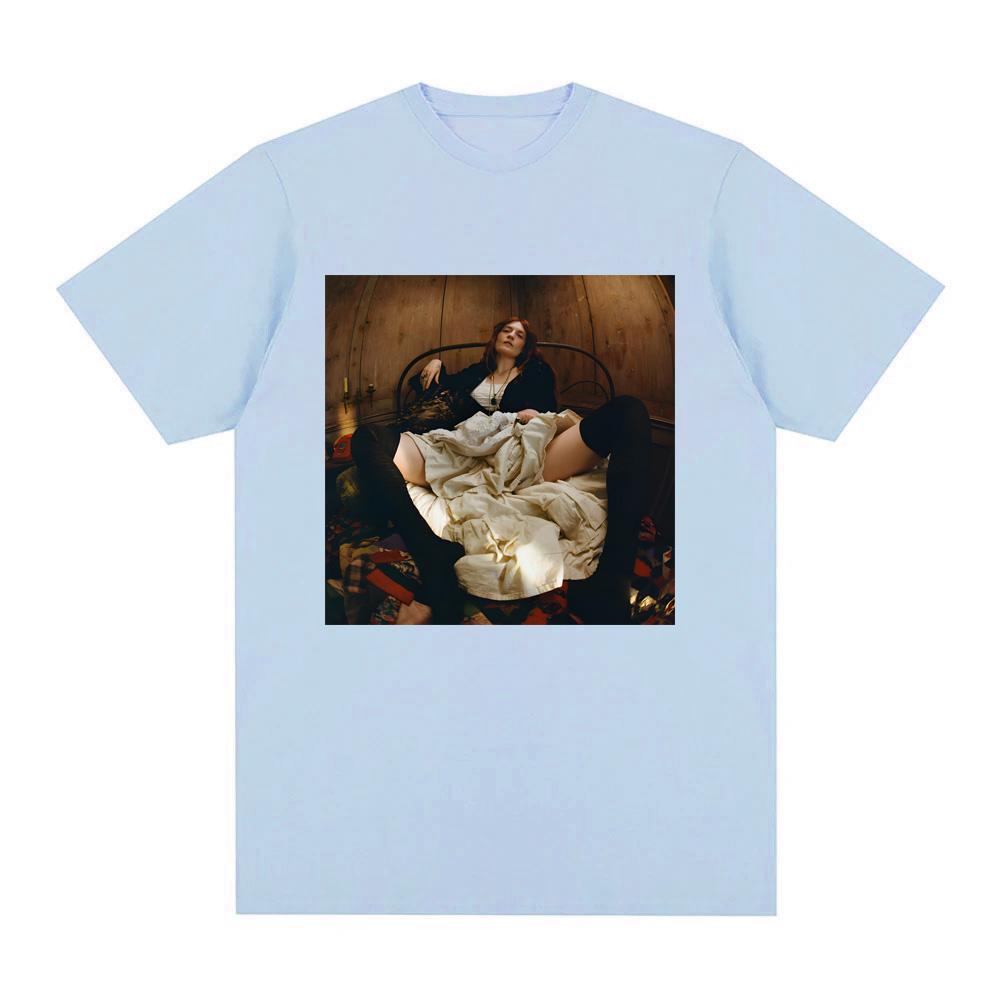 florence and the machine Everybody Scream The new album T-shirt High Quality Summer Tee-shirt Sleeve Clothes 100%Cotton Tops