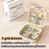 SW 7 Grids Pill Storage Box Portable Travel Medicine Box One Week 7 Days Daily Organizer Pills Case Jewelry Box Pill Container