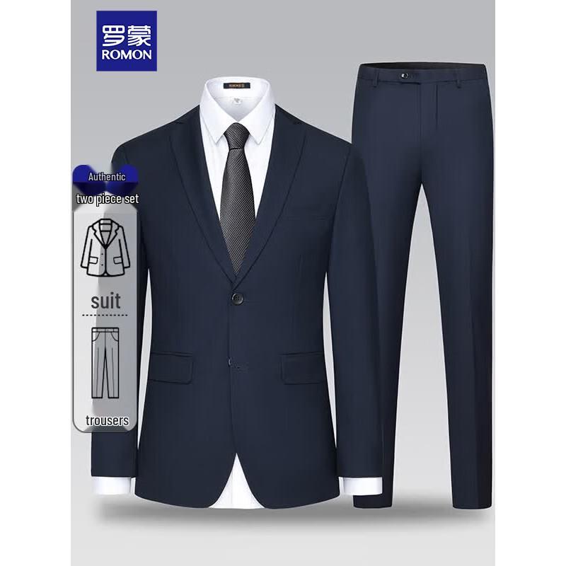 Romon Men s Formal Slim Fit Suit Set 190