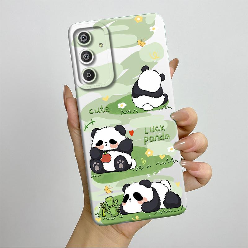 Phone Case for Samsung Galaxy M15 5G F15 5G Fashion Painted Half-wrapped Case Soft Silicon Cases E156 M156 Protection Back Cover
