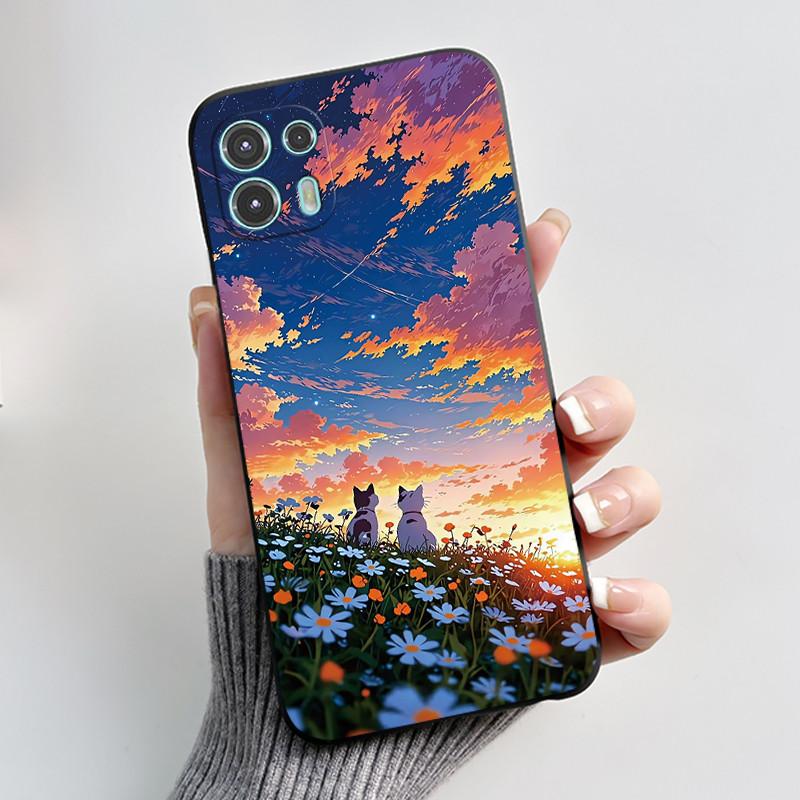 Pro pouzdro Motorola Edge 20 Fusion Módní Roztomilé Cool Chlapci Dívky TPU Měkký Kryt Pro Moto Edge 20 Lite Fundas Edge20 Fusion Nárazník