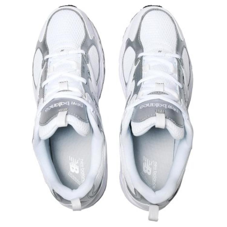 New Balance 408 Comfortable Trendy Durable Breathable Low-Top Lifestyle Casual Shoes Unisex Casual Shoes White Silver ML408WM
