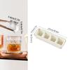 Square Ice Cube Tray Stackable Pp Ice Cube Freezer Molds Easy Release Ice Cube Maker For Whiskey Cocktail Coffee Kitchen Tools